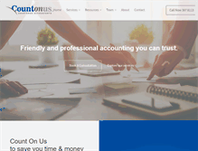 Tablet Screenshot of countonus.co.nz